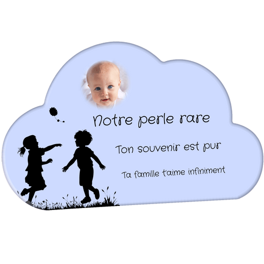 Plaque funéraire - Dessin Enfants