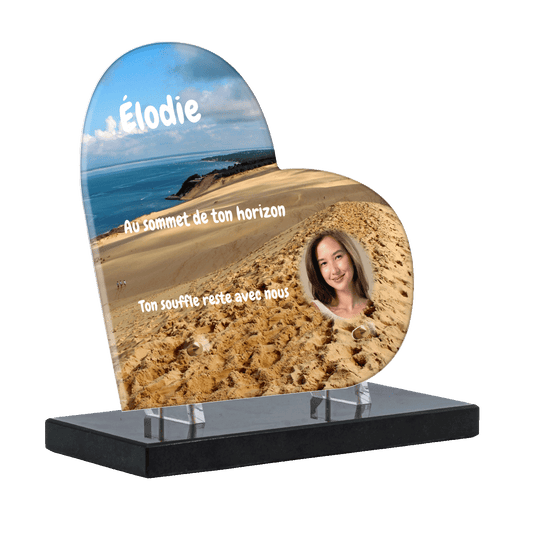 Plaque funéraire - La Grande Dune du Pilat