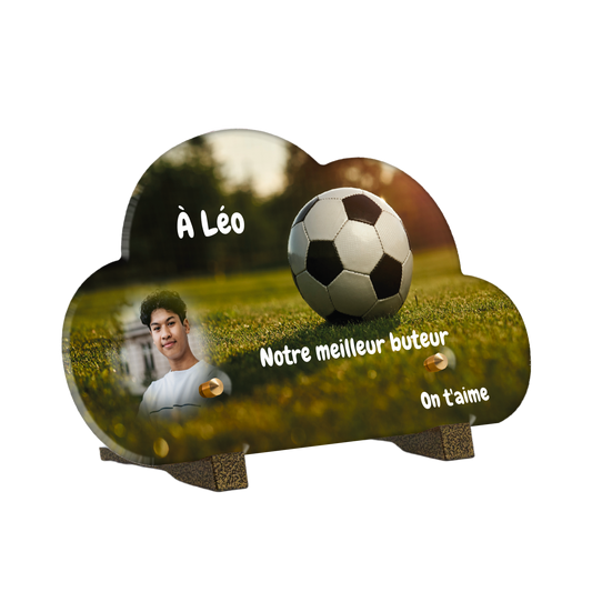 Plaque Funéraire - Foot