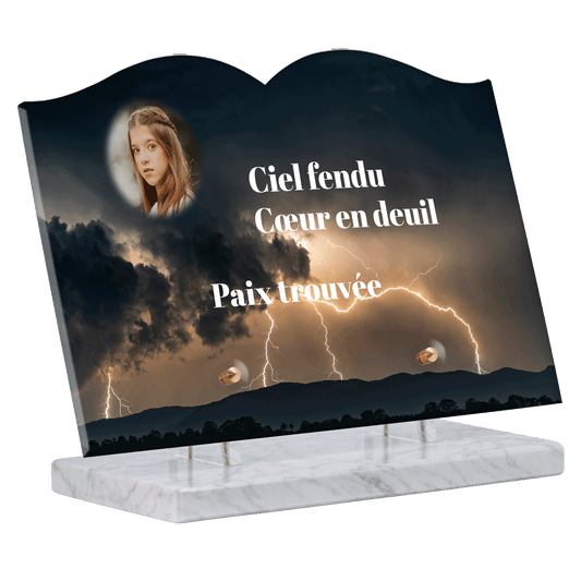 Plaque Funéraire - Orage