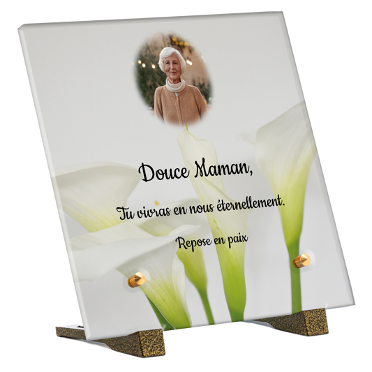 Plaque Funéraire - Arum