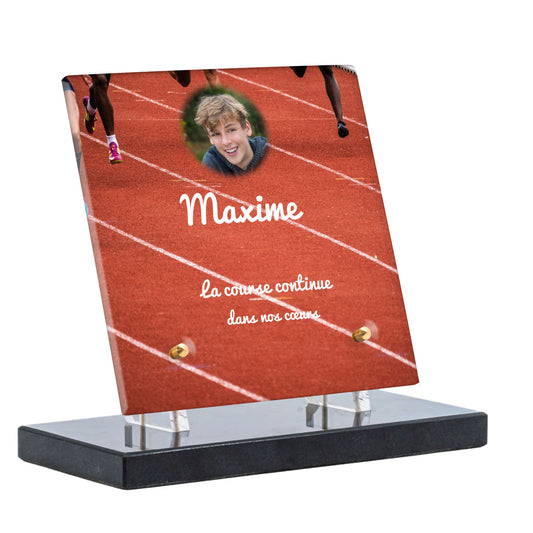 Plaque Funéraire - Athlétisme