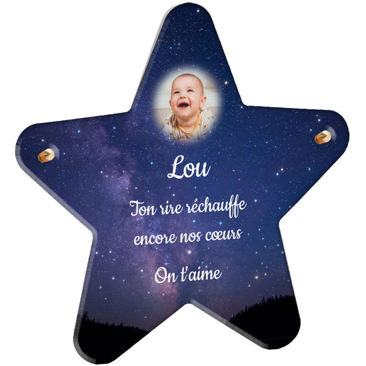 Plaque Funéraire - Ciel étoilé