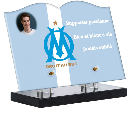 Plaque Funéraire - Olympique de Marseille