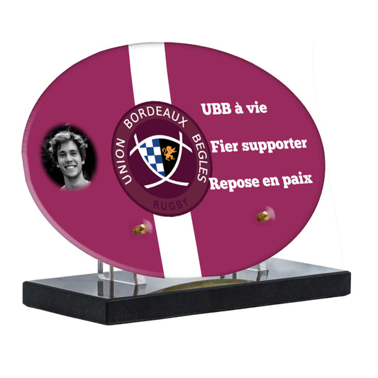 Plaque Funéraire - Union Bordeaux Bègles