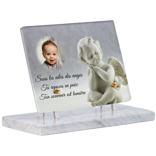 Plaque Funéraire - Ange