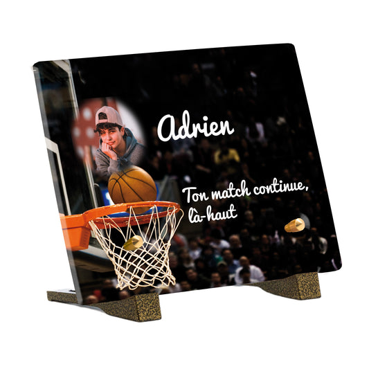 Plaque Funéraire - Basket