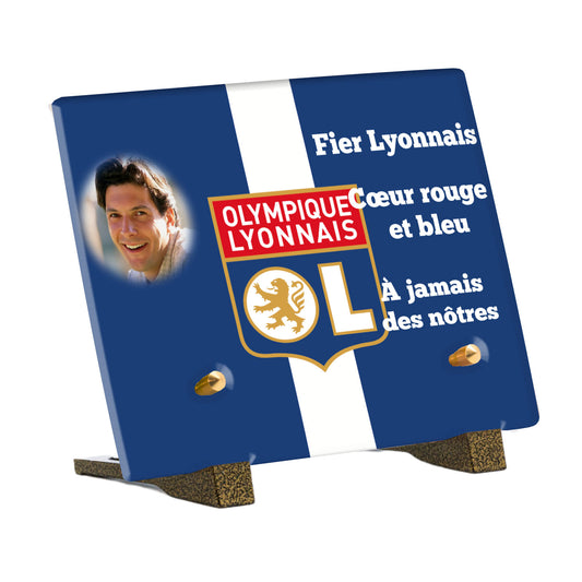 Plaque Funéraire - Olympique Lyonnais