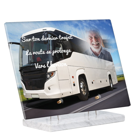 Plaque Funéraire - Bus