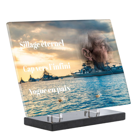 Plaque Funéraire - Navires de la Marine Nationale