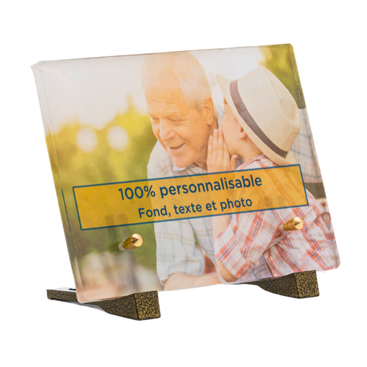 Plaque funéraire personnalisée