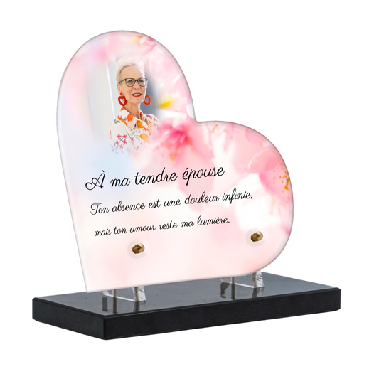 Plaque Funéraire - Cerisier