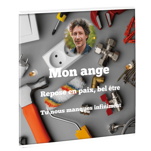 Plaque funéraire - Matériel de bricolage