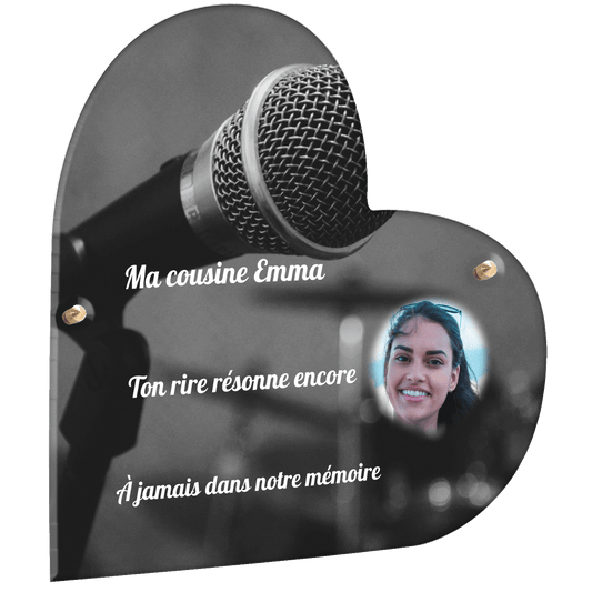 Plaque funéraire - Chanteur
