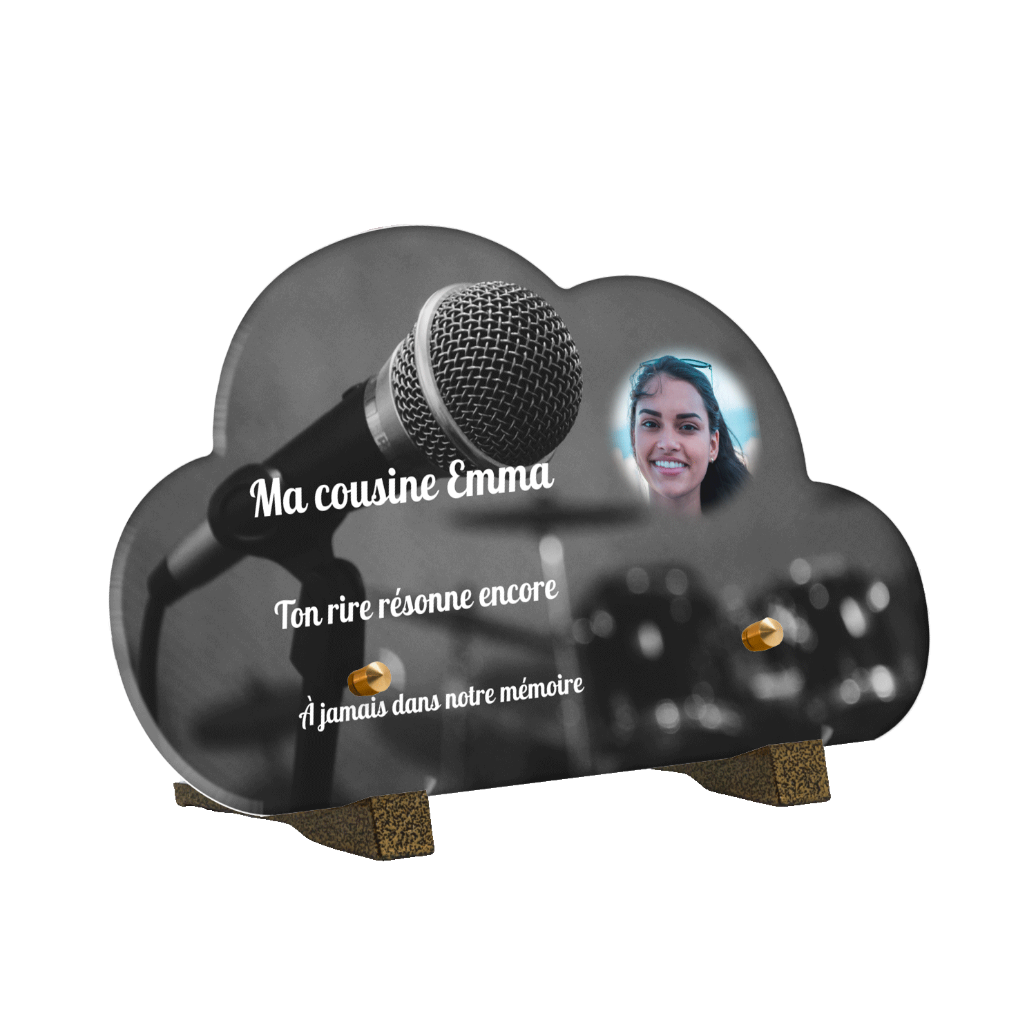 Plaque funéraire - Chanteur