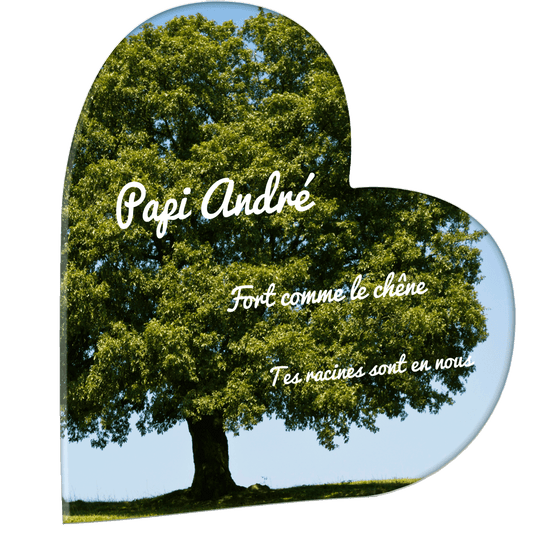 Plaque funéraire - Chêne