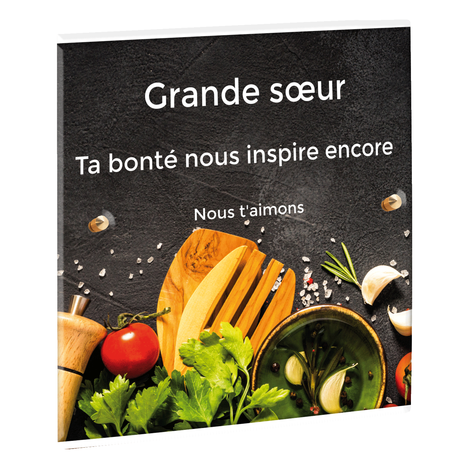 Plaque funéraire - Cuisinier