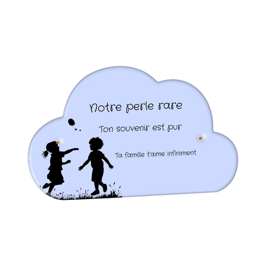 Plaque funéraire - Dessin Enfants
