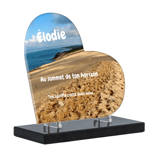 Plaque funéraire - La Grande Dune du Pilat