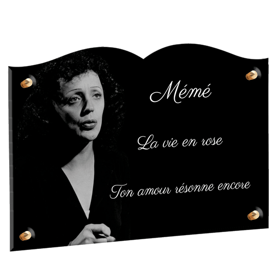 Plaque funéraire - Edith Piaf