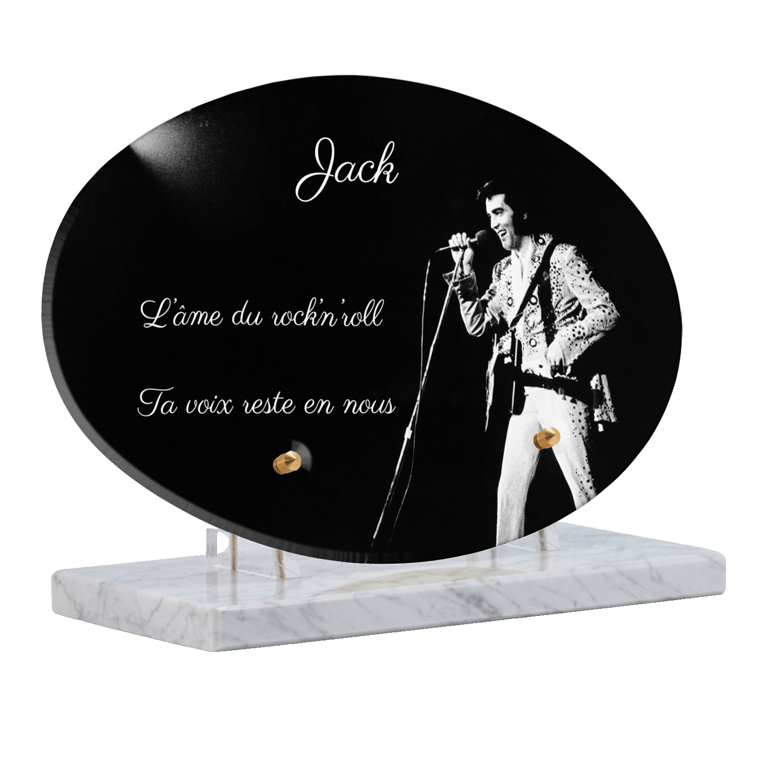 Plaque funéraire - Elvis Presley