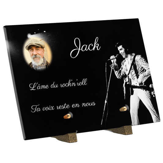 Plaque funéraire - Elvis Presley