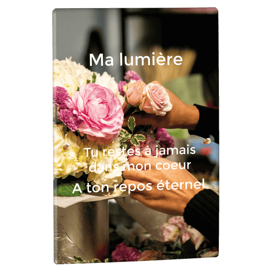Plaque Funéraire - Fleuriste