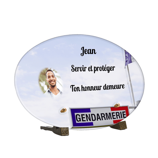 Plaque Funéraire - Gendarmerie