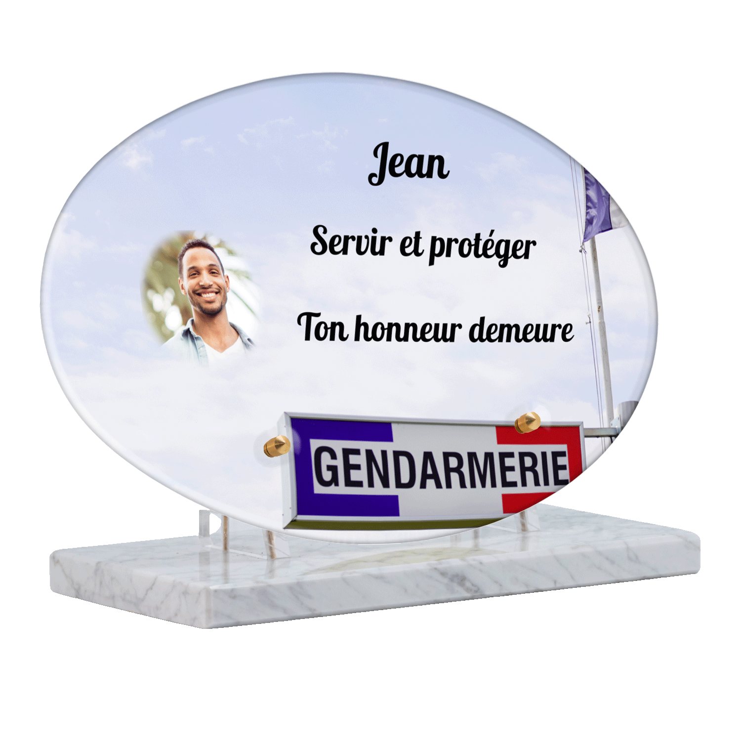 Plaque Funéraire - Gendarmerie