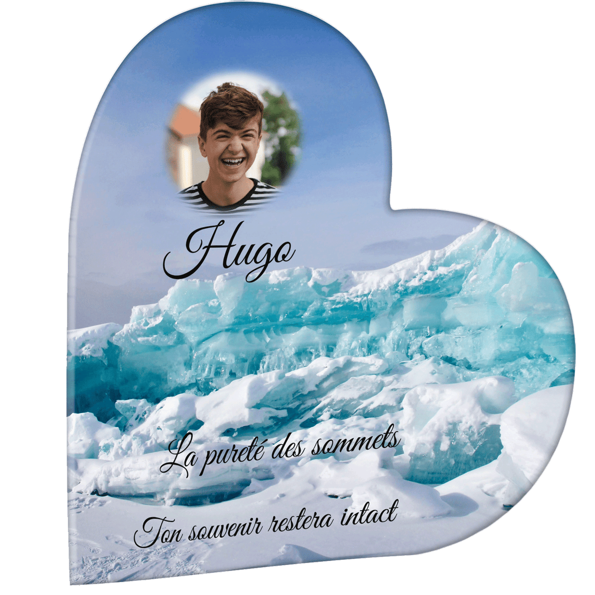 Plaque funéraire - Glacier