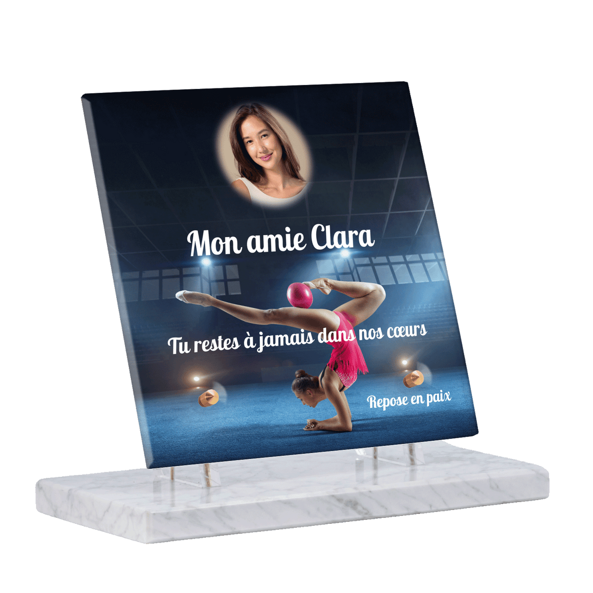Plaque funéraire - Gymnastique