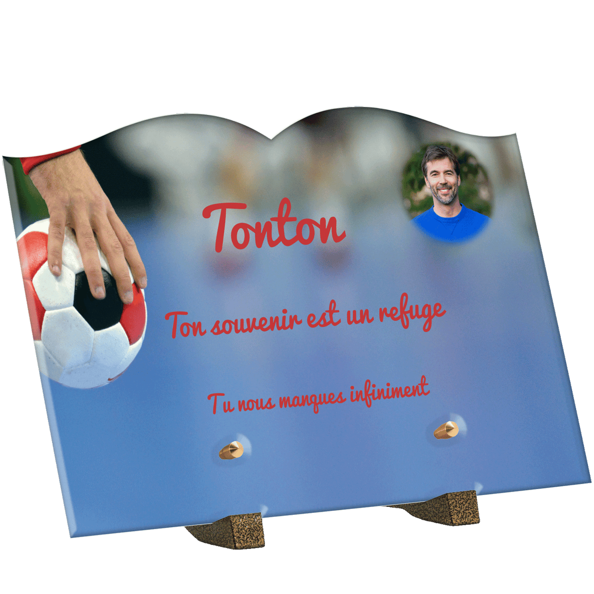 Plaque funéraire - Handball