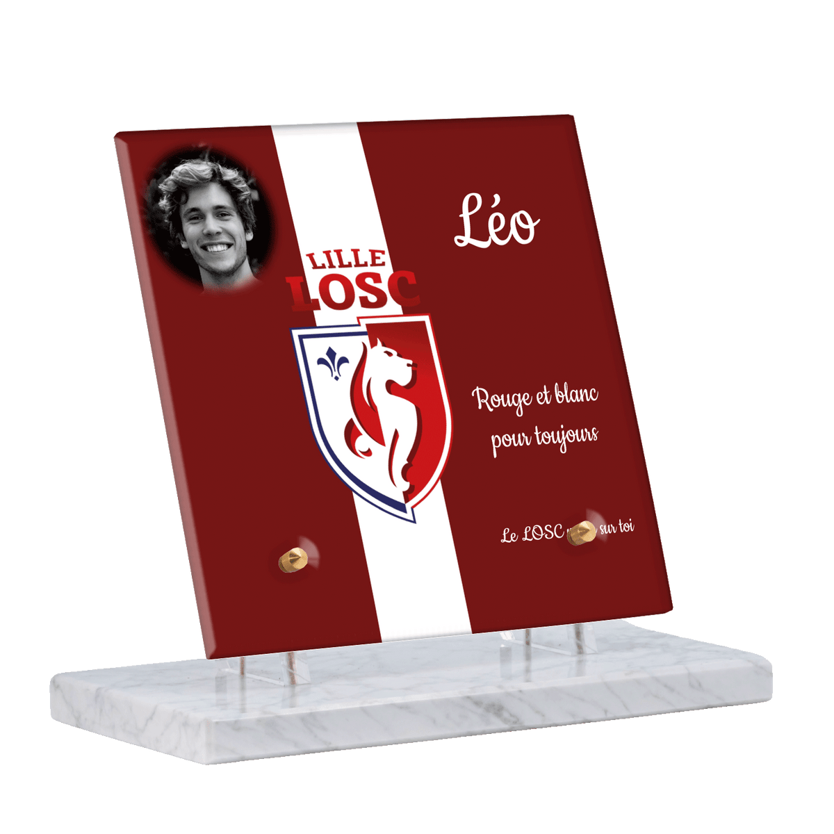 Plaque funéraire - LOSC Lille