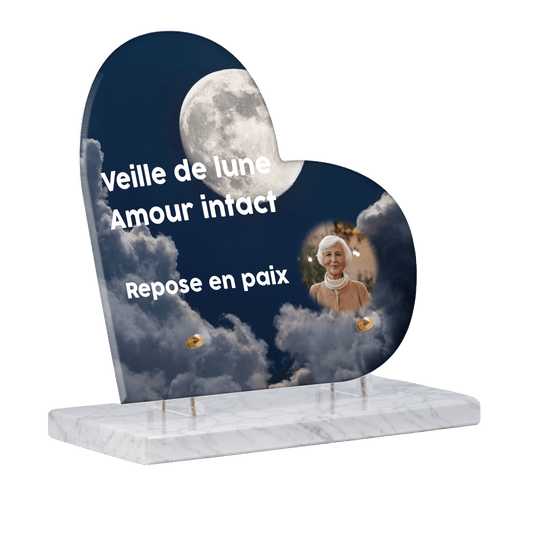 Plaque Funéraire - Lune