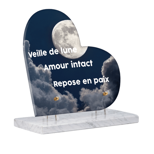 Plaque Funéraire - Lune