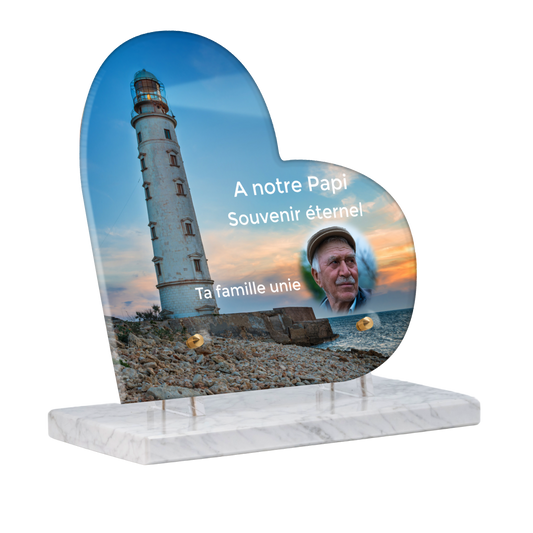 Plaque funéraire - Phare