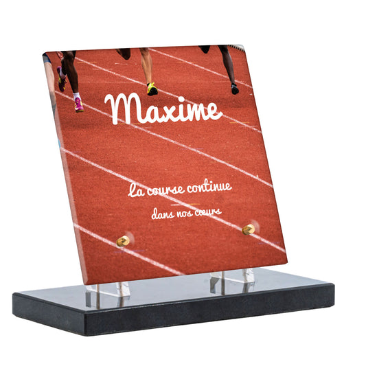 Plaque Funéraire - Athlétisme