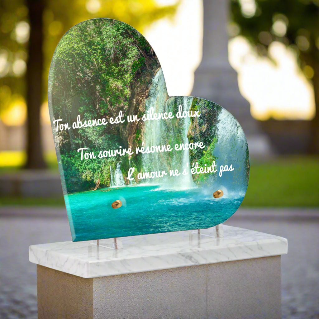 Plaque funeraire Cascade