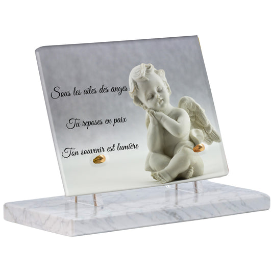 Plaque Funéraire - Ange