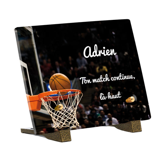 Plaque Funéraire - Basket