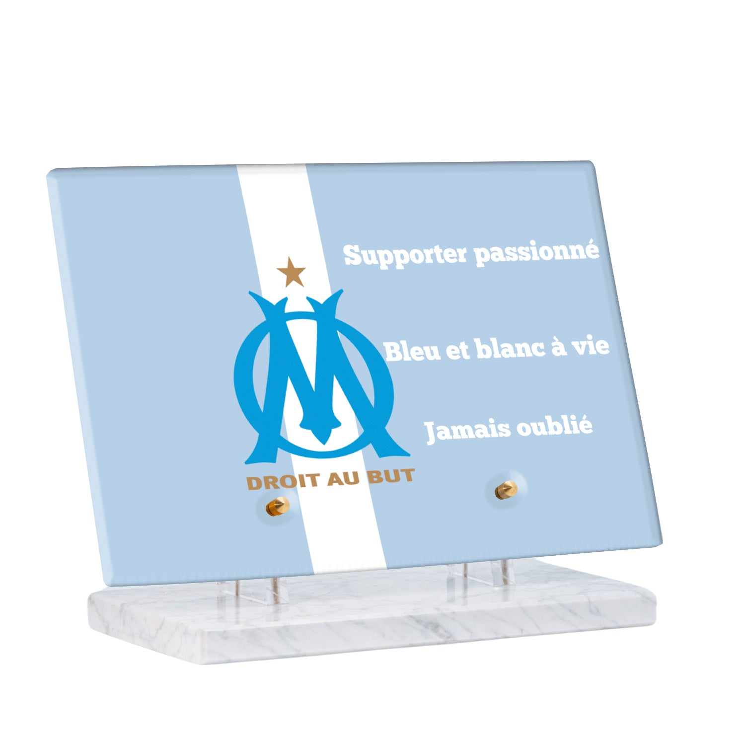 Plaque olympique de marseille - France Plaque olympique de marseille - France
