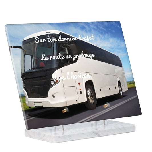 Plaque Funéraire - Bus