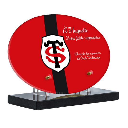 Plaque Funéraire - Stade Toulousain