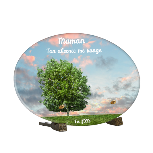 Plaque Funéraire - Arbre de vie