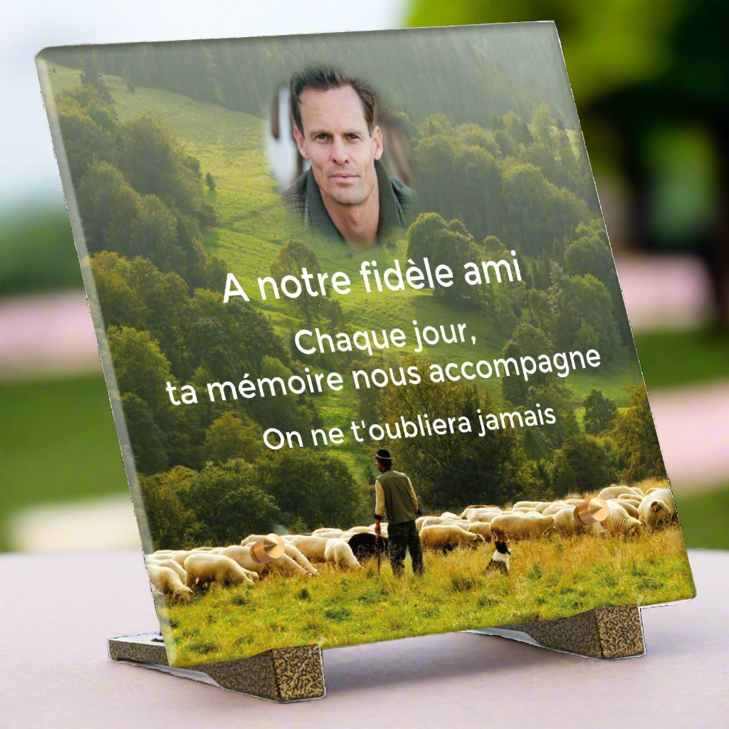Plaque Funéraire - Berger