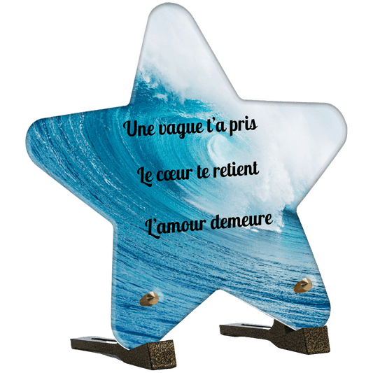 Plaque Funéraire - Vague