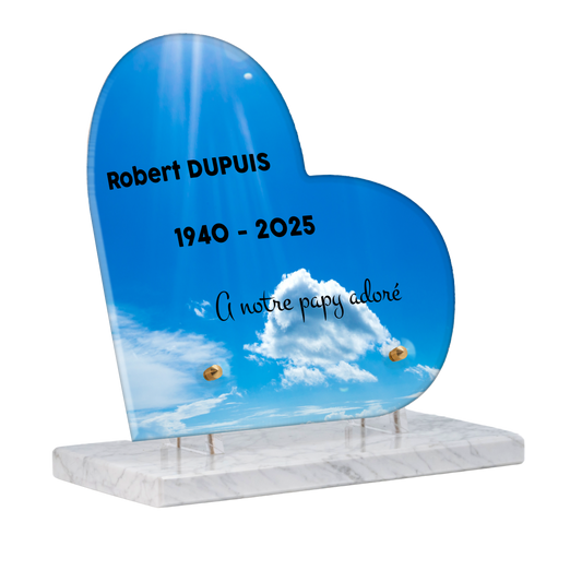 Plaque Funéraire - Ciel